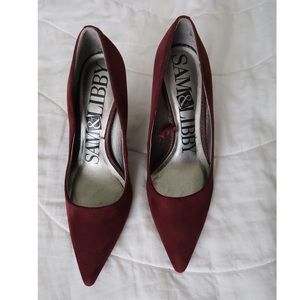 Sam & Libby Velvet Heels